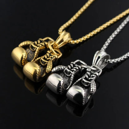 Vintage Boxing Glove Necklace