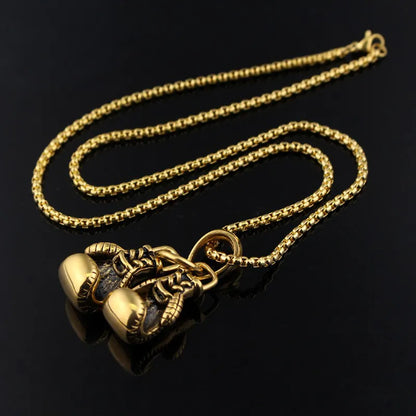 Vintage Boxing Glove Necklace