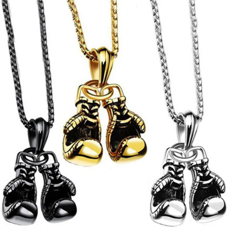 Vintage Boxing Glove Necklace